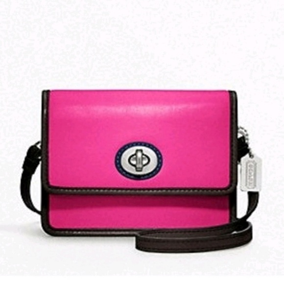 Coach Modern Colorblock Leather Crossbody - Picture 1 of 7